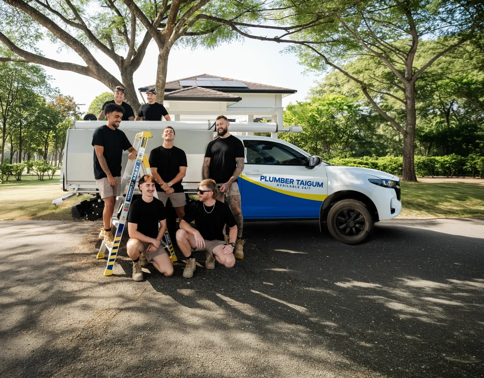 Plumber Taigum ute and team